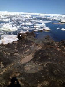 Ice thawing in Nova Scotia illustrates Core Energetics breaking through enery blocks